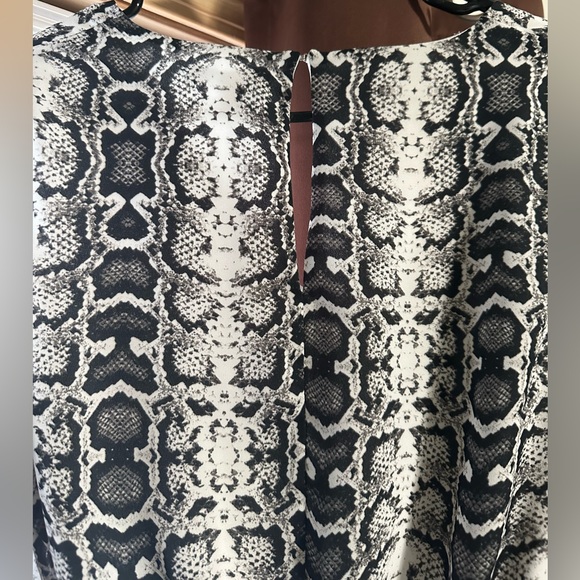 Express XS Snakeskin Print Dress - Picture 4 of 4